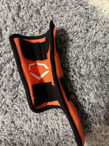 Orange Used Senior EvoShield Shin Guards Leg guard
