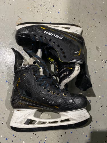 Senior Used Bauer Supreme M5 Pro Hockey Skates Regular Width Pro Stock Size 7