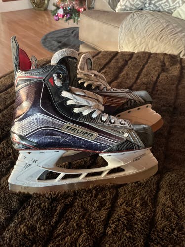Used Bauer Regular Width Pro Stock 10.5 Vapor 1X Hockey Skates