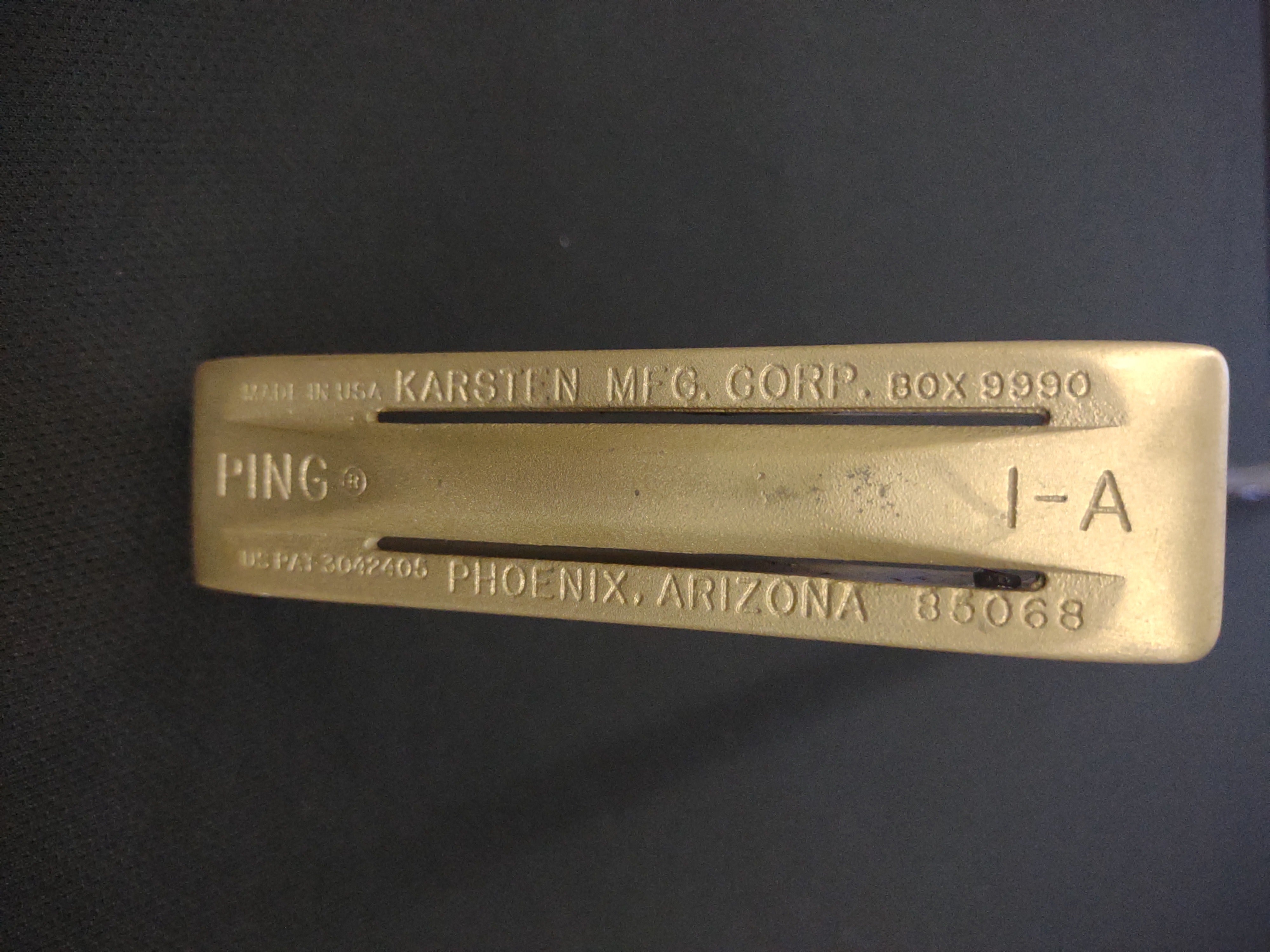 Rare Ping karsten 1-A MFG 85068 34
