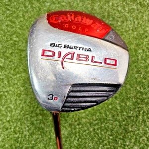Callaway Big Bertha Diablo 3 Wood Left-Handed LH / Senior ~41" NEW GRIP / jd6637
