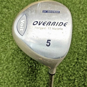 Voit Override 5 Wood 21*  /  RH  /  Ladies Graphite ~41.25" / NEW GRIP / jd6638