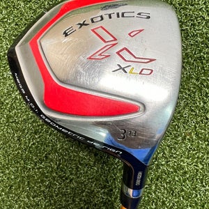 Tour Edge Exotics XLD 13* 3 Wood / AXIVCORE Regular Graphite NEW GRIP /sa6653