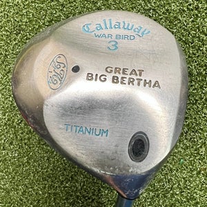 Callaway Great Big Bertha Warbird Titanium 3 Wood / Ladies Gems Graphite /sa6654