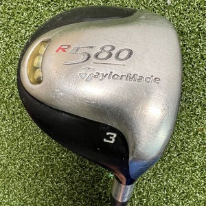 TaylorMade r580 3 Wood / MAS2 Ultralite 60 Regular Graphite / NEW GRIP /sa6656