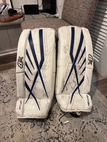 Used 27" Brian's Subzero 7.0 Goalie Leg Pads