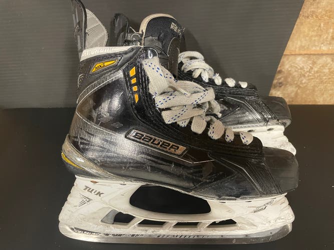 Used Bauer Mx3 Junior  Size 4 Ice Hockey Skates
