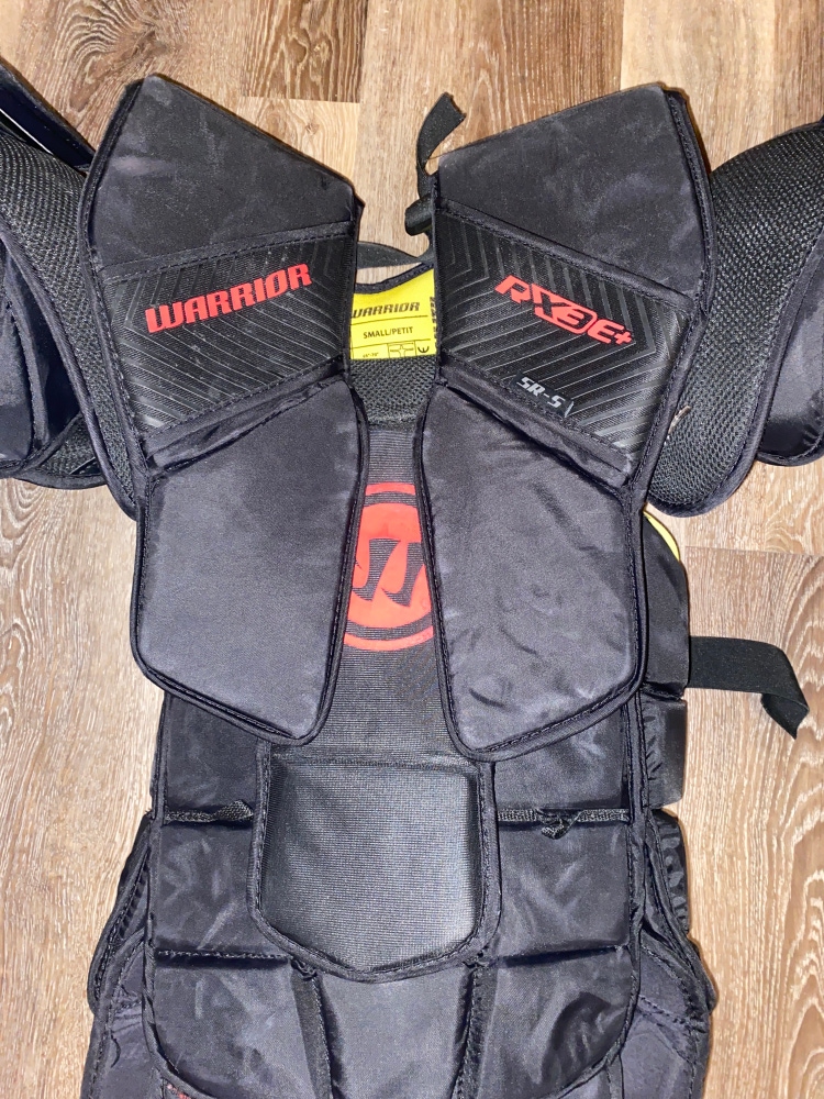 Used Small Warrior RX3E+ Goalie Chest Protector