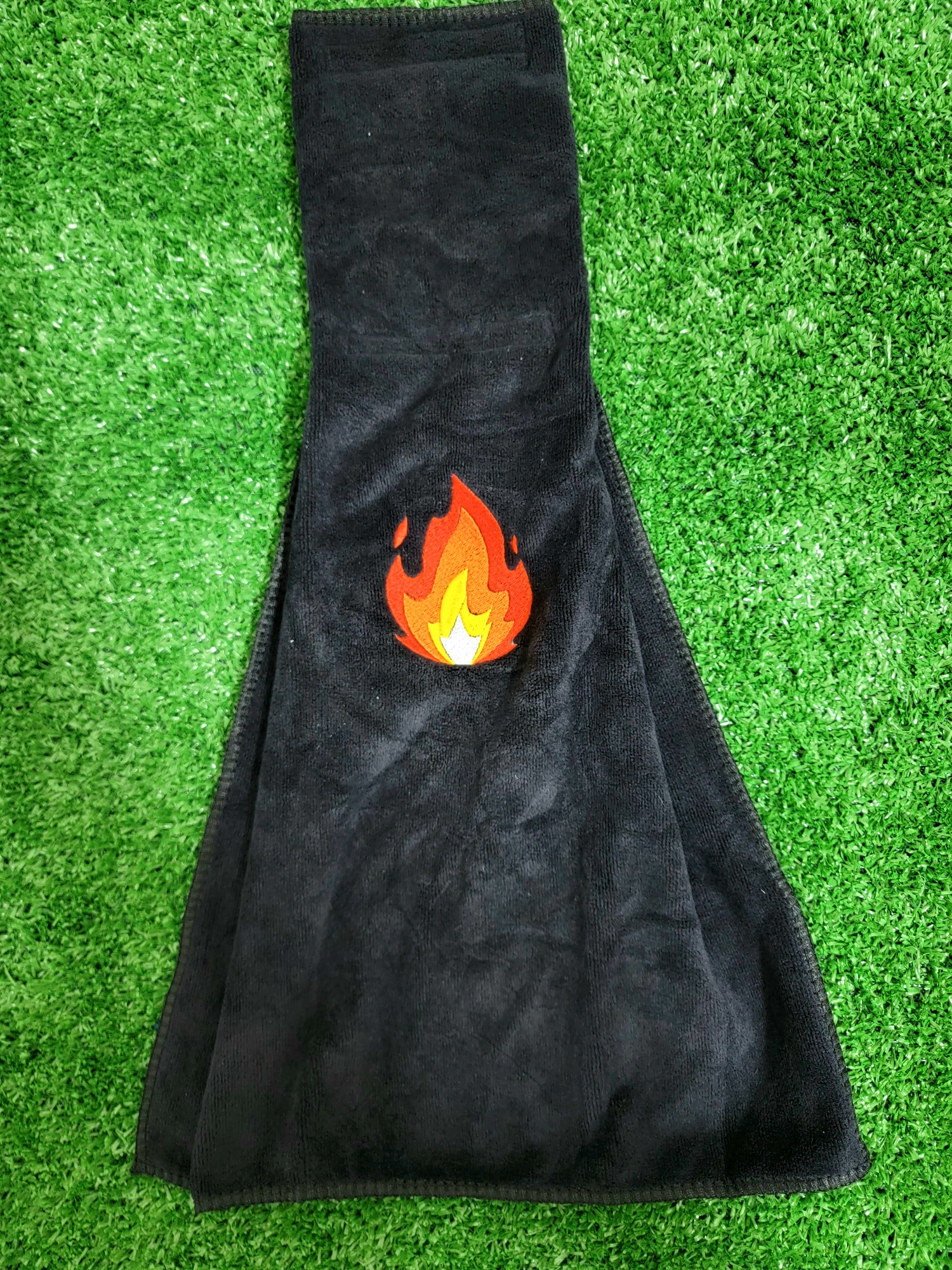 Fire Emoji Football Towel