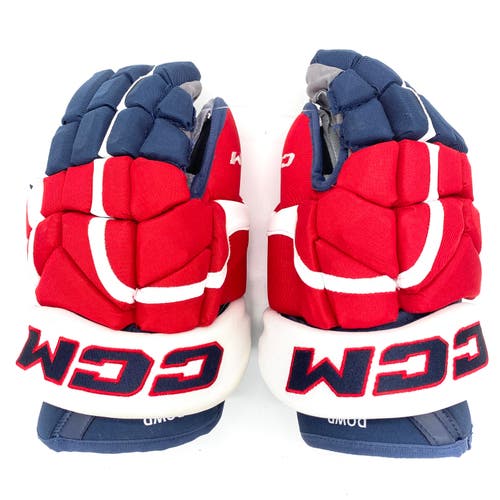 Used CCM HG12 Pro Stock Gloves 14" - Washington Capitals