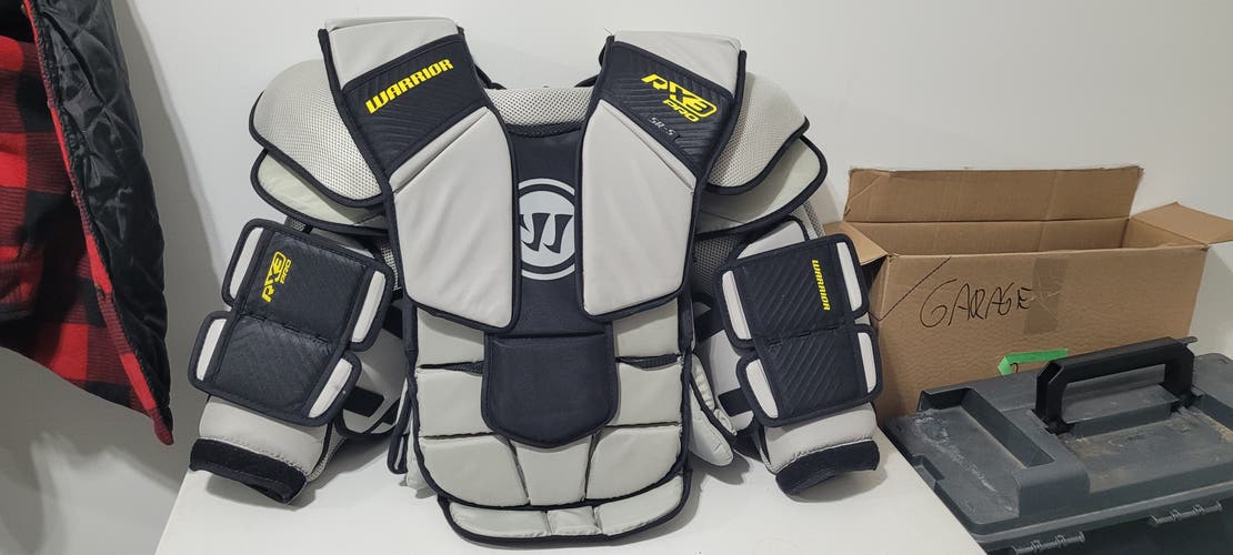 Used Small Warrior RX3 PRO Goalie Chest Protector