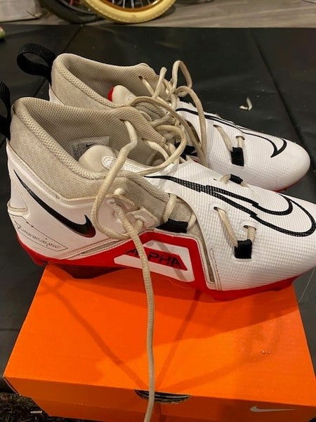 Used Men's Size 10 (Women's 11) Nike Mid Alpha Menace Pro 3 Football Cleats