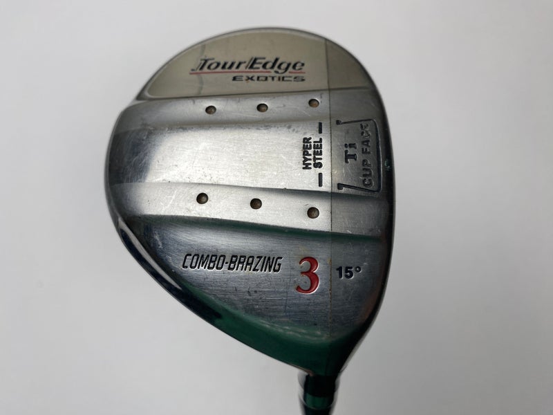 Tour Edge Exotics 3 Fairway Wood 15* Fujikura High Launch System 66g Regular RH