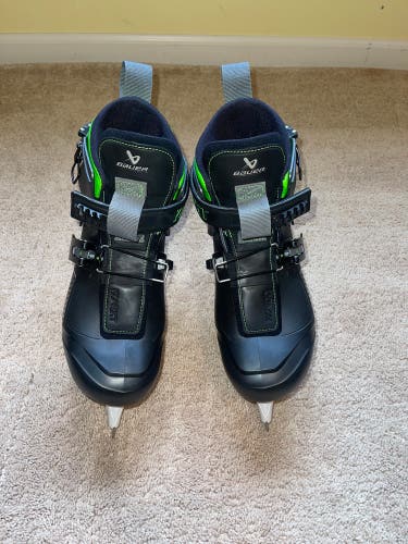 Used Bauer Regular Width Pro Stock Size 10 Konekt Hockey Goalie Skates