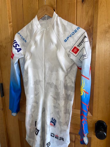 2022 Large US Ski Team Spyder Non-padded Suit FIS Legal