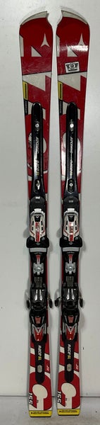 Used Unisex Atomic 155cm Racing Race SL Skis With Atomic RS 12 Bindings (478A)