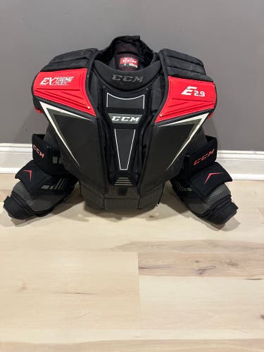 Used Medium CCM  Extreme Flex Shield E2.9 Goalie Chest Protector