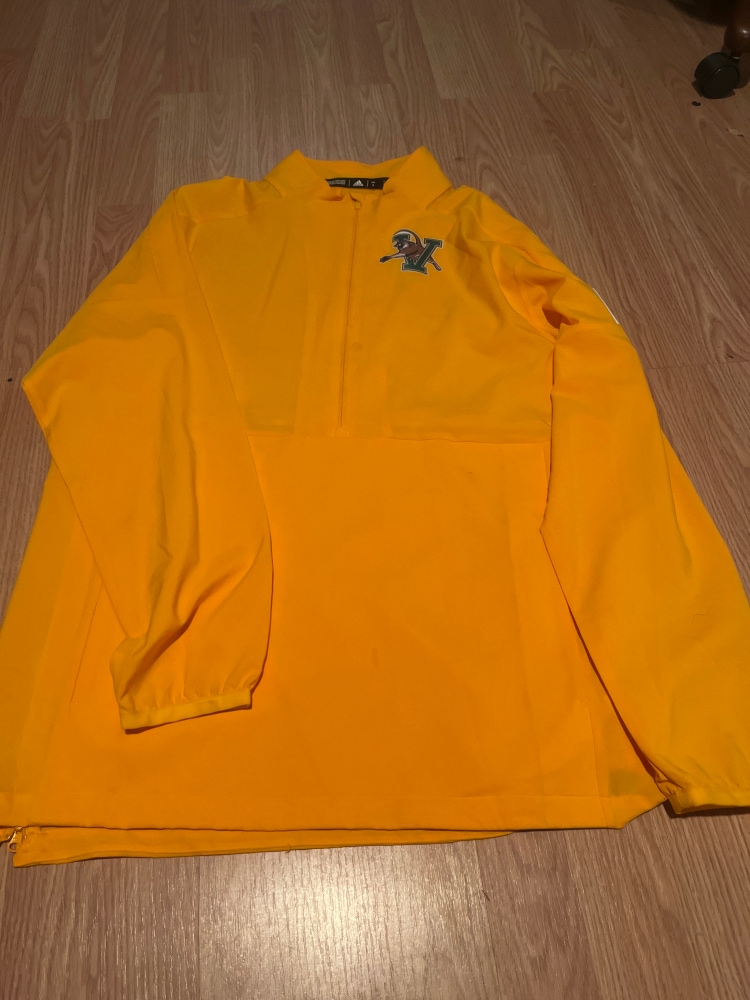 Yellow UVM CLIMALITE Adidas Jacket
