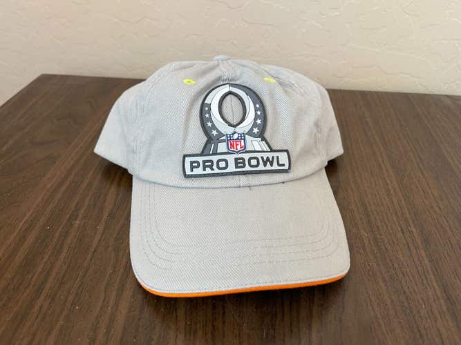 NFL Pro Bowl NFL FOOTBALL SUPER AWESOME Gray Adjustable Strap Cap Hat!