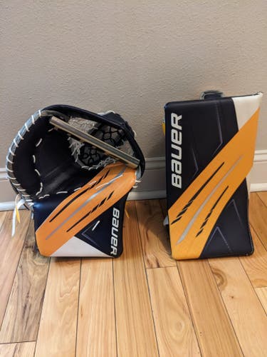 New Bauer Full Right Hyperlite Pro Stock Set Buffalo Sabres NHL