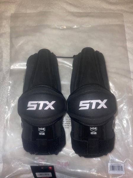 Black STX Stallion 900 Lacrosse arm guards