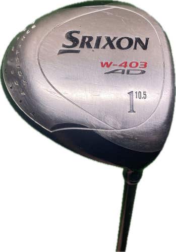Srixon W-403 AD 10.5* Driver SV-3000 Stiff Flex Graphite Shaft RH 45”L