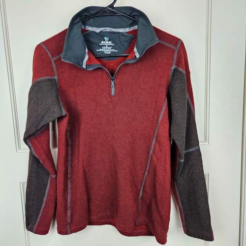 Kuhl Kashmira Fleece 1/4 Zip Pullover Sweater Long Sleeve Red Men’s Size: S