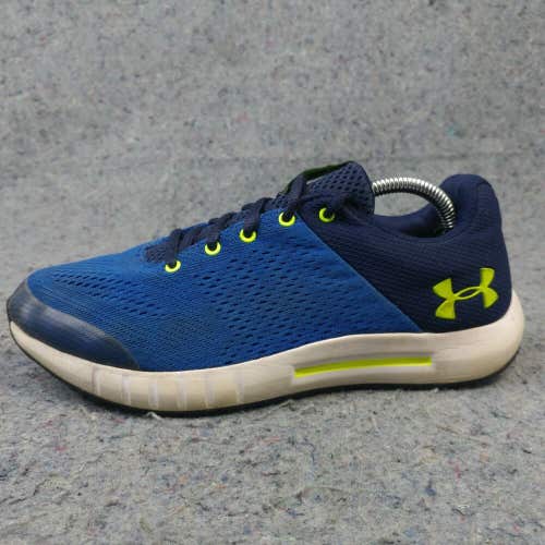 Under Armour Pursuit Boys Running Shoes Size 6Y Trainers Blue Low Top