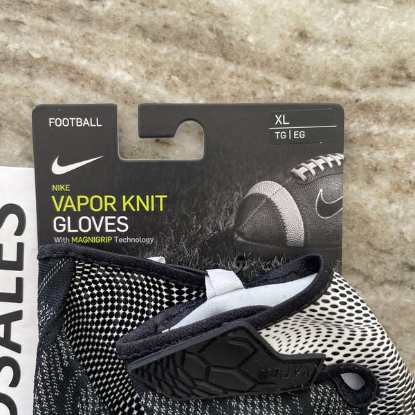 Nike Jordan Vapor Knit 3.0 Receiver Football Gloves Black CJ9849