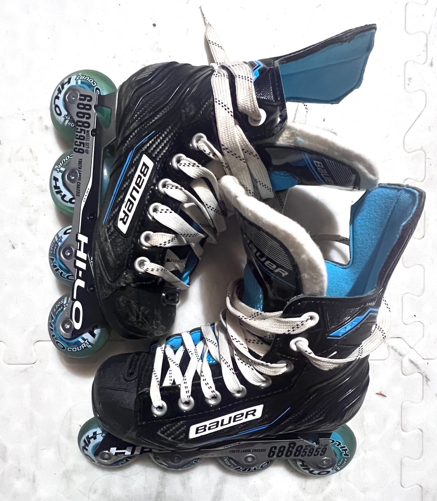 Used Bauer  Size 1 RSX Inline Skates