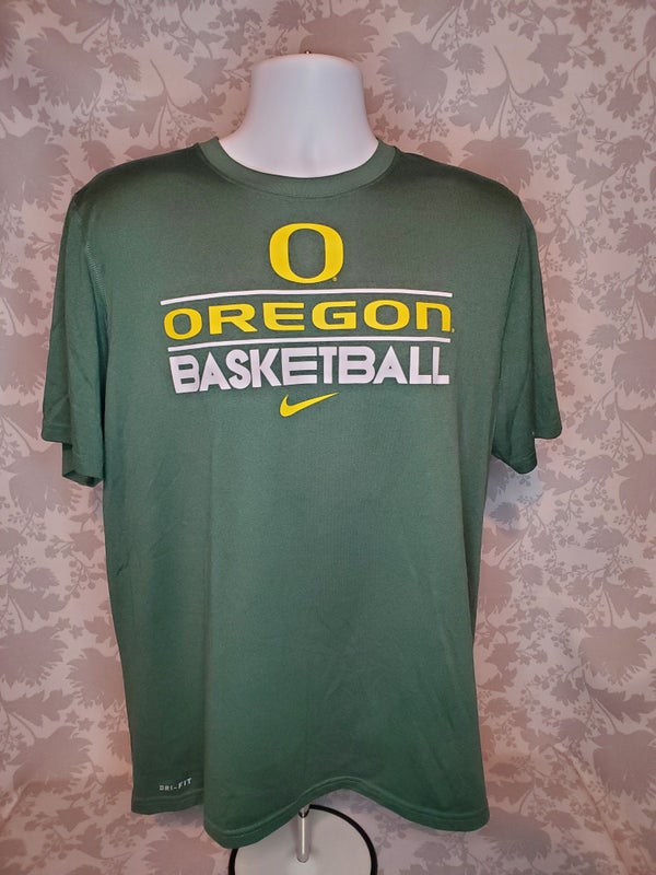 Men's Nike Dri-Fit Oregon Basketball T-Shirt, Green, Large