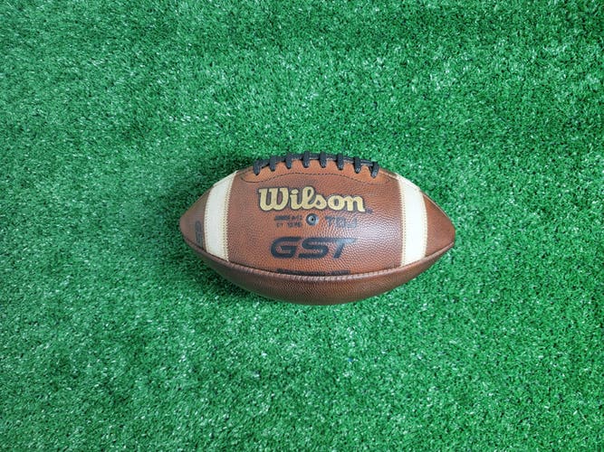 Brand New Mudded/Prepped Junior GST Leather Wilson Football