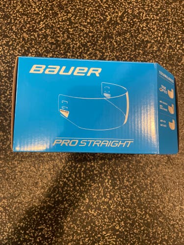 New  Bauer Pro Straight Visor Clear