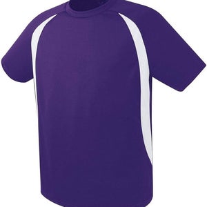 High Five Youth Unisex Liberty 22591 Size Large Purple White Soccer Jersey New