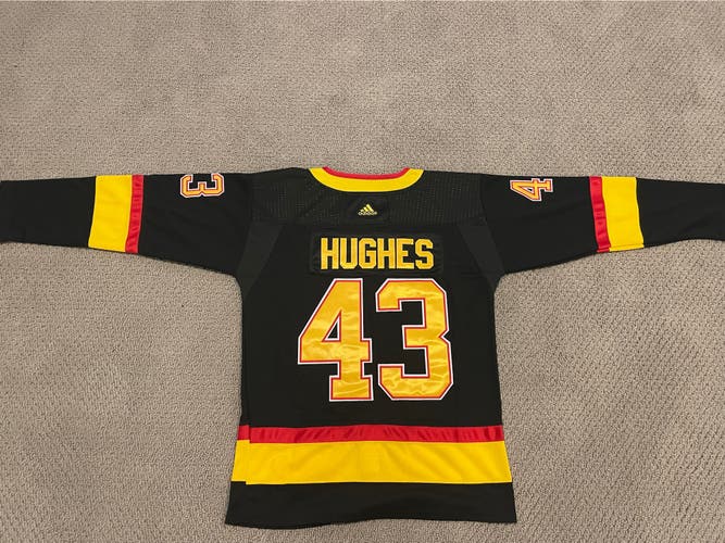 Quinn Hughes Vancouver Canucks alternate jersey size 50/medium