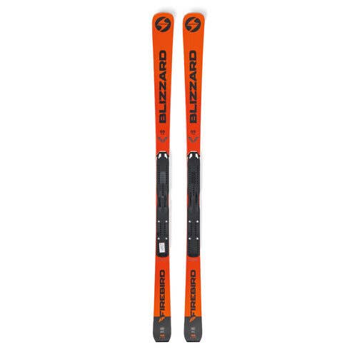 Used Unisex Blizzard  163 cm Racing Firebird GS Skis With Bindings