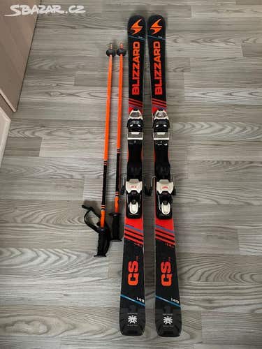 Used Unisex Blizzard  149 cm Racing GS FIS Skis Without Bindings