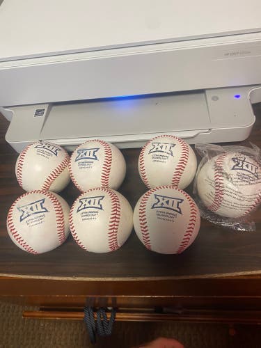 Used Rawlings NCAA BIG12 Texas Tech Baseballs