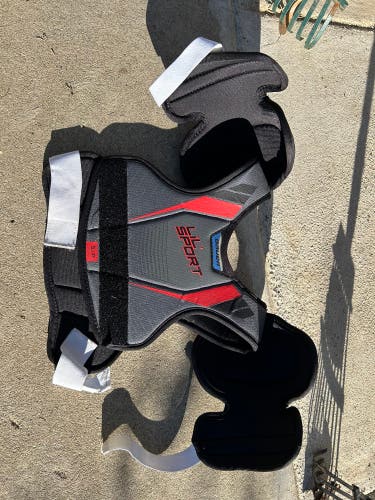 Used Small Bauer Lil Sport Shoulder Pads