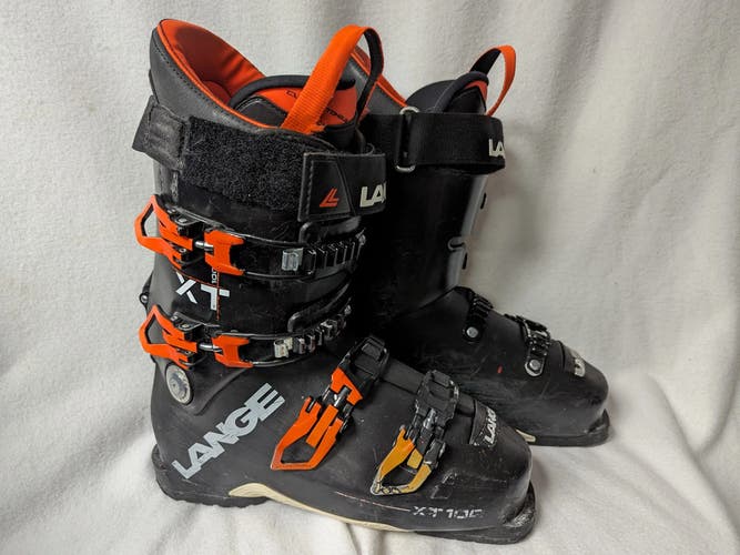 Lange XT 100 Ski Boots Size 26.5 Color Black Condition Used