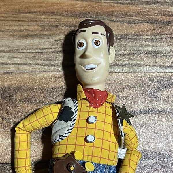 Vintage 1999 Mattel Toy Story 2 Strummin Singin Woody Guitar Toy
