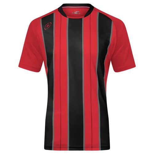 Xara Youth Unisex Highbury 1033 Size Small Red Black Athletic Soccer Jersey NWT