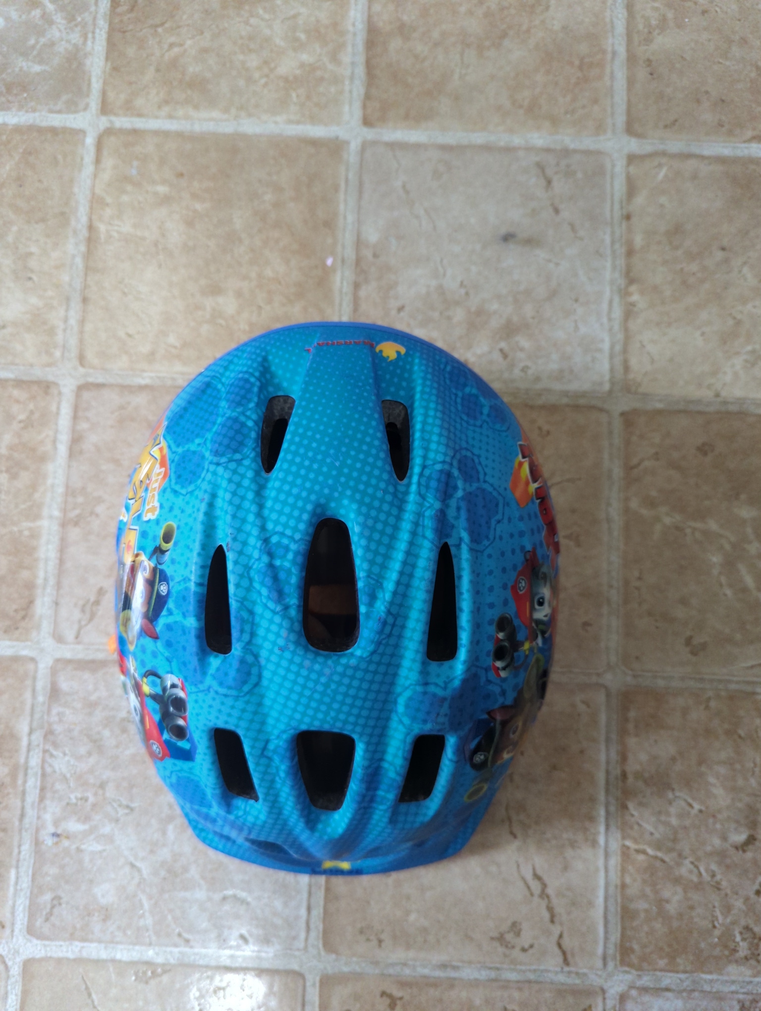 Used paw patrol bike helmet