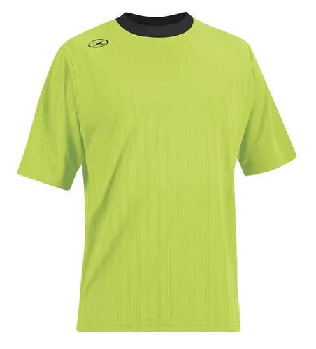 Xara Youth Unisex Tranmere 1003 Neon Green Black Athletic Soccer Jersey NWT