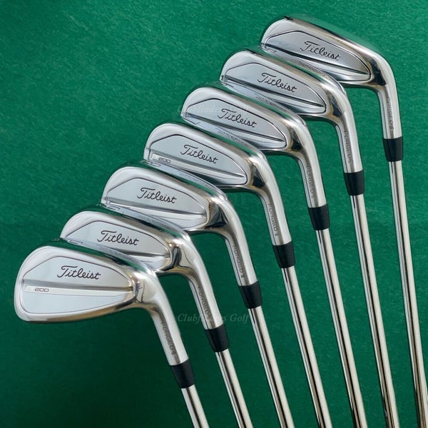 Titleist T200 Forged 2023 4-PW Iron Set True Temper AMT Black S300 Steel Stiff