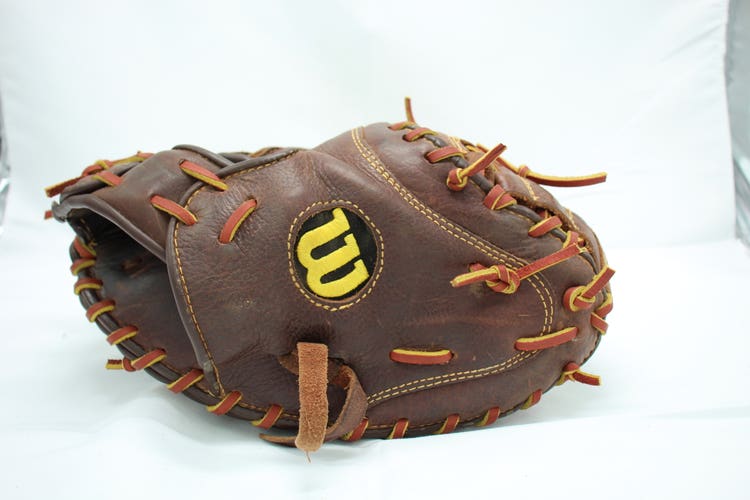 Used Right Hand Throw Wilson Catcher's A800 Baseball Glove 34"