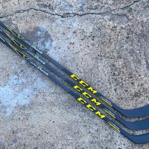 3 PACK CCM Ultra Tacks Pro Stock Hockey Stick Grip P19 100 Flex Left 5267