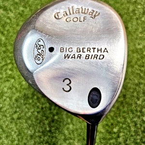 Callaway Big Bertha War Bird S2H2 3 Wood RH Reg Graph ~43.25" / NEW GRIP /jd6679