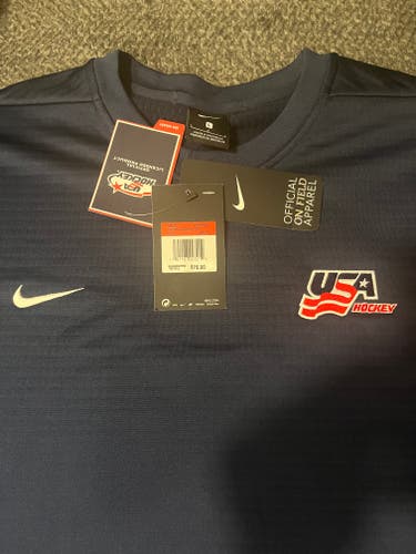 USA Hockey Blue New Men's Large Thermatop