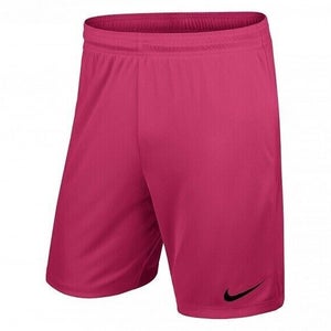 Nike Youth Unisex Park II 898025 Pink Black Knit Athletic Soccer Shorts NWT $18